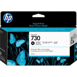 Cartucho tinta hp 730 negro