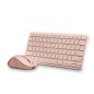 Teclado y Ratón Inalámbricos NGS Fantasy Kit Pink- Rosa