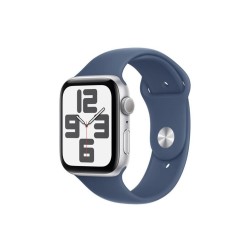 Apple Watch SE 3rd V2- GPS- 44mm- Caja de Aluminio- Correa Deportiva Azul Denim M-L