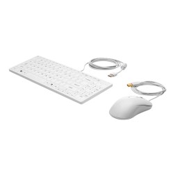 Teclado y Ratón HP Healthcare- Blancos