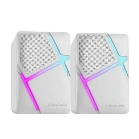 Altavoces Mars Gaming MS-H- 10W- 2-0- Blancos