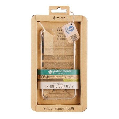 Funda muvit recycletek antibacteriana apple iphone