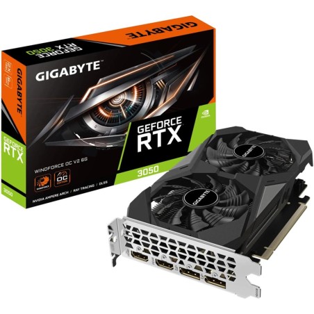 TARJETA GRAFICA GIGABYTE RTX 3050 WINDFORCE OC V2 6GB GDDR6 DLSS3