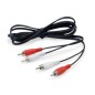 Cable 2x rca equip 2-5m macho