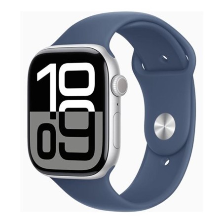 Apple Watch Series 10- GPS- Cellular- 46mm- Caja de Aluminio - Correa Deportiva Azul Denim S-M