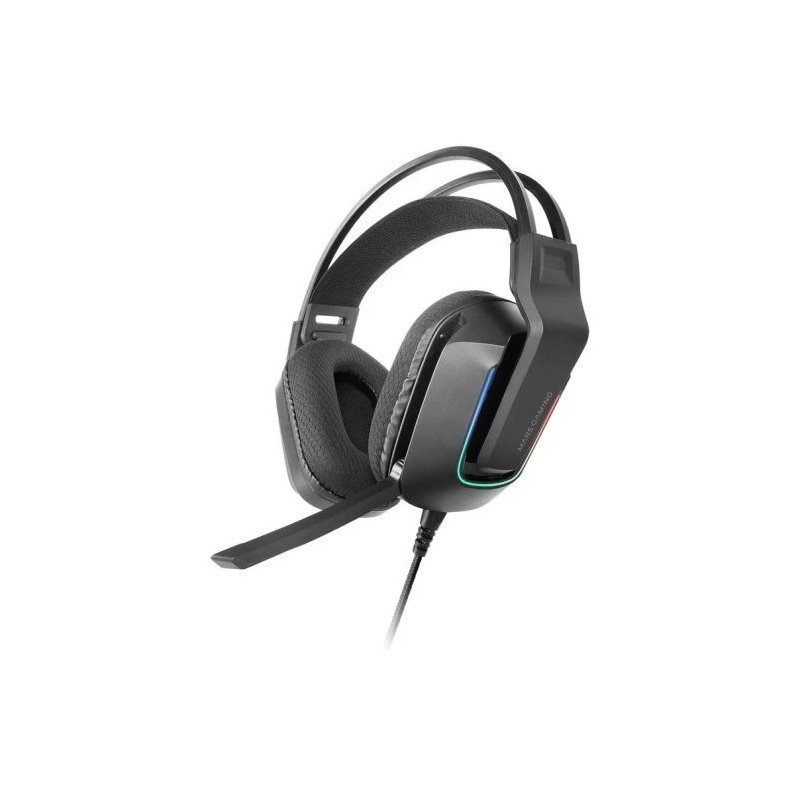 Auriculares Gaming con Micrófono Mars Gaming MH-Strike- Jack 3-5- USB- Negros Auriculares Gaming con Micrófono Mars Gaming MH-Strike- Jack 3-5- USB- Negros