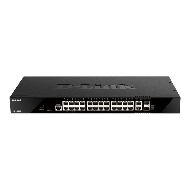 Switch Gestionable D-Link DGS-1520-28 28 Puertos- RJ-45 10-100-1000- SFP