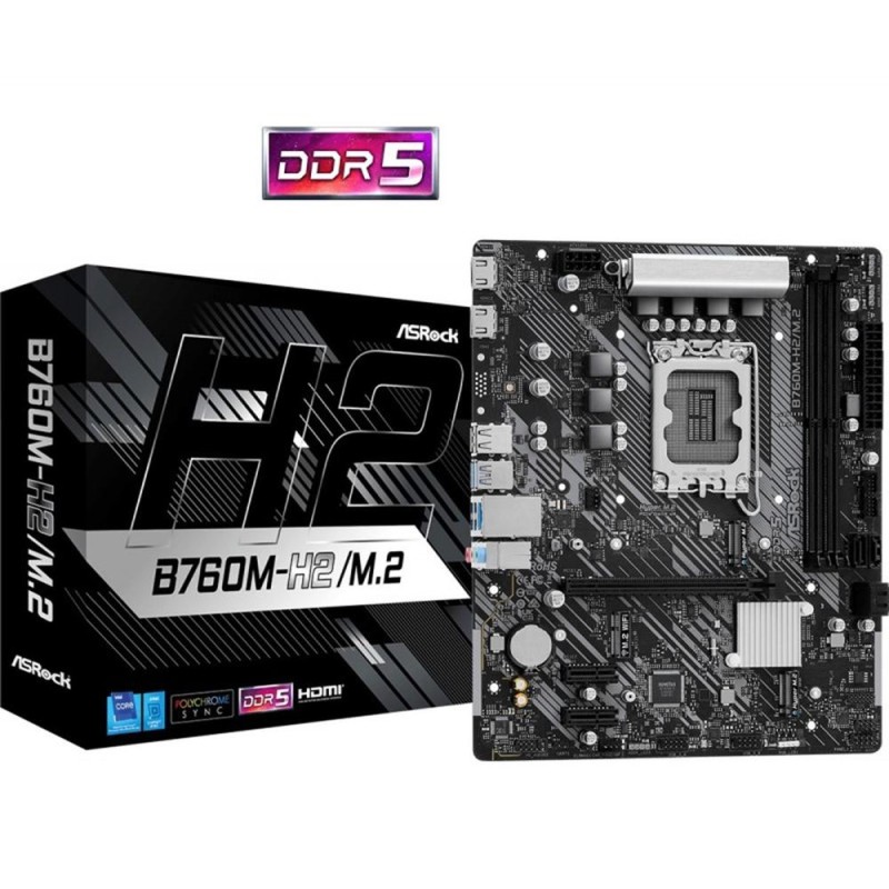 Placa base asrock b760m - h m-2 lga1700