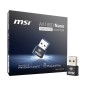 Nano adaptador wifi6 usb msi guax18n