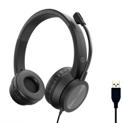 Auriculares conceptronic polona05b usb negro