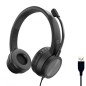 Auriculares conceptronic polona05b usb negro