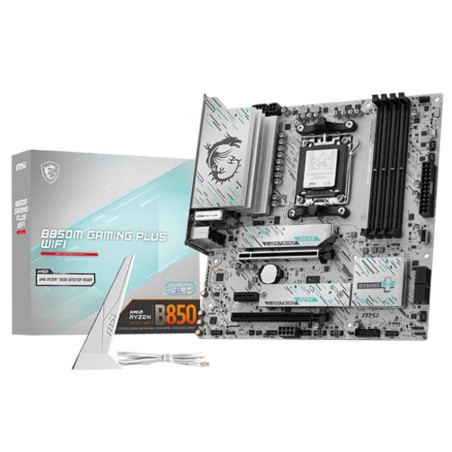 PLACA BASE MSI B850M GAMING PLUS WIFI 6E PCI-E x16 Gen5, M-2 Gen5