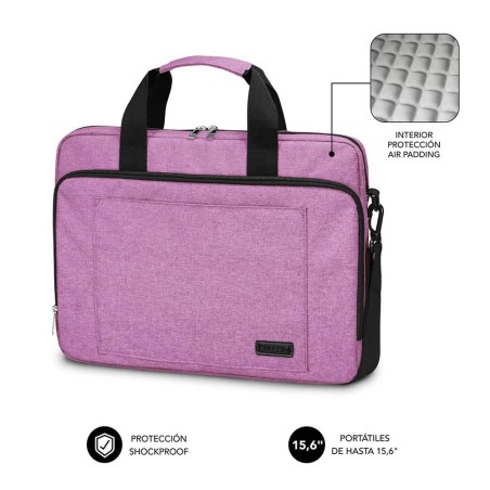Mochila Subblim Air Padding Laptop Bag para Portátiles hasta 15-6"- Rosa