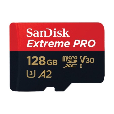 Tarjeta de Memoria SanDisk Extreme Pro 128GB microSD XC UHS-I con Adaptador- Clase 10- 200MBs