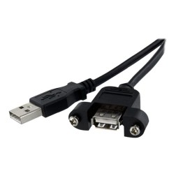 Cable usb 2-0 startech 0-30m macho - hembra