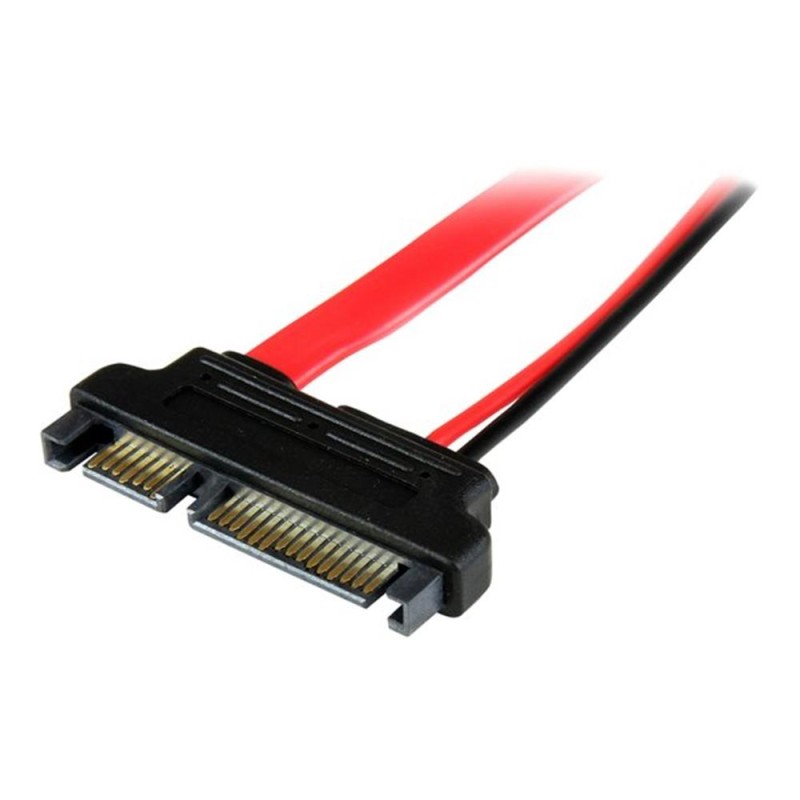 Cable sata startech 0-15m macho - hembra rojo
