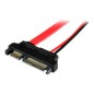 Cable sata startech 0-15m macho - hembra rojo