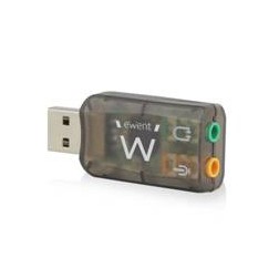 Adaptador audio ewent sonido virtual 3d