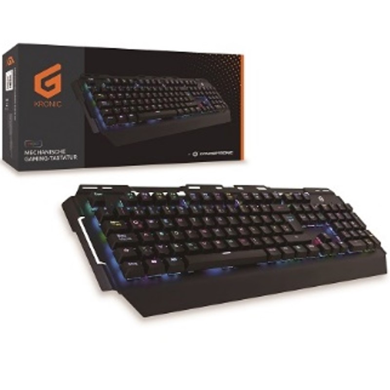 Teclado gaming conceptronic kronic01es mecanico rgb