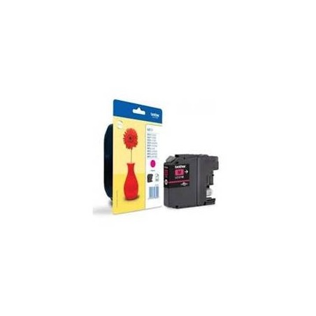 Cartucho tinta brother lc121mbp magenta 300