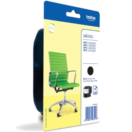 Cartucho de Tinta Original Brother LC-229 XL Alta Capacidad- Negro