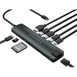 Adaptador conceptronic usb tipo c 9