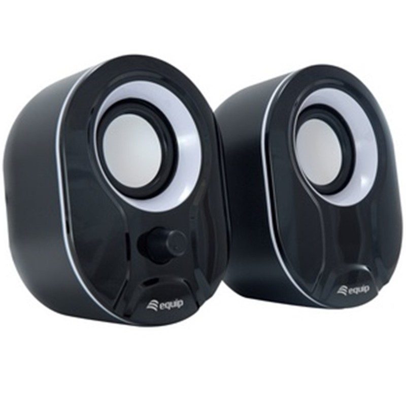 Altavoces equip life 2-0 245333 negro