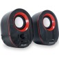 Altavoces equip life 2-0 245332 negro