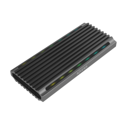 CARCASA HDD AISENS ASM2-RGB011GR M-2 GRIS