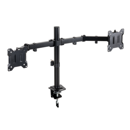 SOPORTE TOOQ MESA GIRA INCLI 2 BRAZOS 17-27" NEGRO