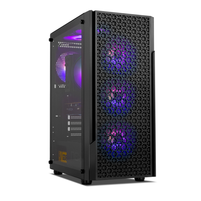 CAJA NOX INFINITY BETA SEMITORRE ATX AIRFLOW ARGB RAINBOW
