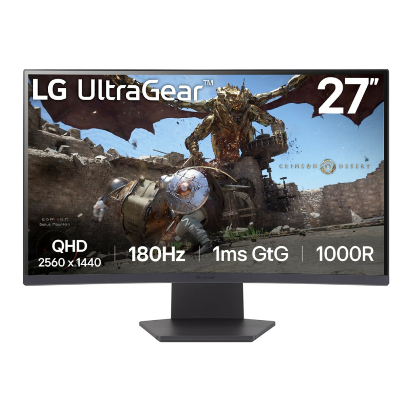 MONITOR LG 27GS60QC-B 27" QHD 5MS NEGRO HDMI X2 DP GAMING MONITOR LG 27GS60QC-B 27" QHD 5MS NEGRO HDMI X2 DP GAMING