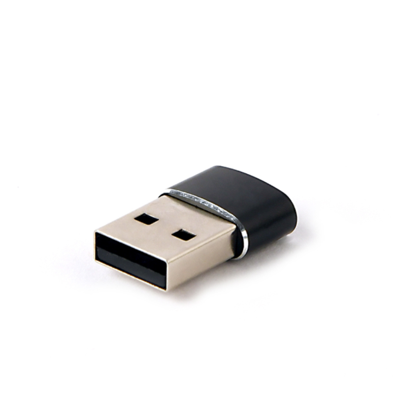 ADAPTADOR GEMBIRD USB AM A TIPO C HEMBRA, NEGRO