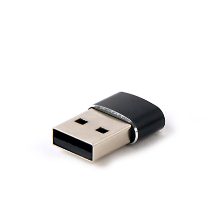 ADAPTADOR GEMBIRD USB AM A TIPO C HEMBRA, NEGRO