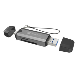LECTOR DE TARJETAS NATEC SCARAB 3 USB 3-1 GEN 1 USB-A + USB-C SD-MICRO SD