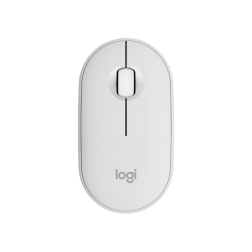 RATON LOGITECH PEBBLE MOUSE M350S BLANCO BLUETOOTH PILAS