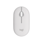 RATON LOGITECH PEBBLE MOUSE M350S BLANCO BLUETOOTH PILAS
