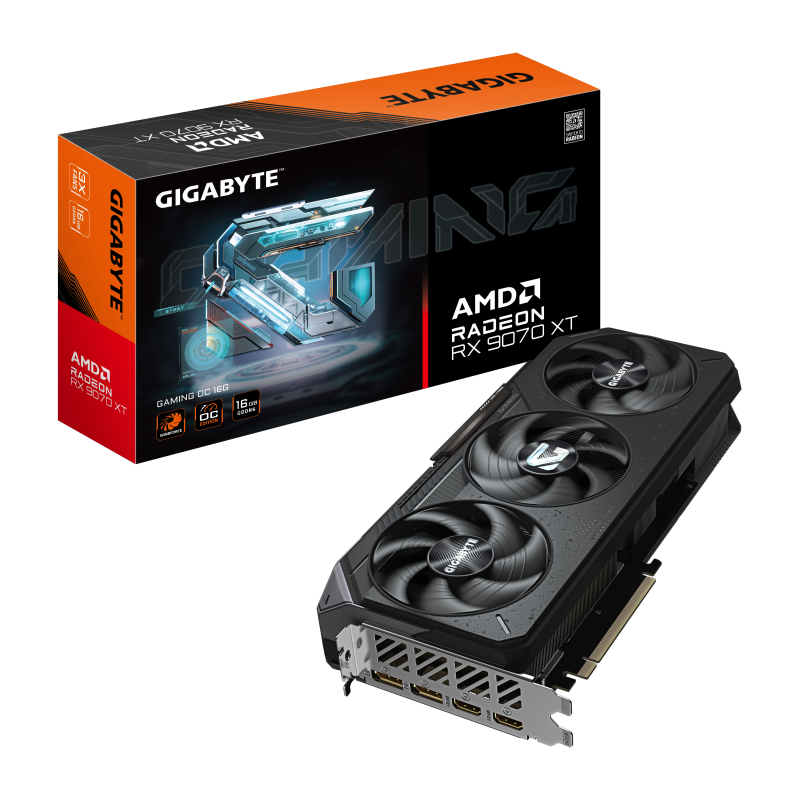 TARJETA GRAFICA GIGABYTE RADEON RX 9070XT GAMING OC 16G TARJETA GRAFICA GIGABYTE RADEON RX 9070XT GAMING OC 16G