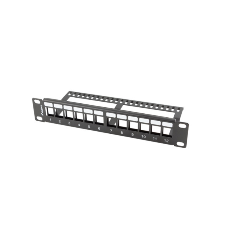 PATCH PANEL LANBERG 12 PUERTOS 1U RACK 19-ORGANIZADOR MODULOS KEYSTONE NEGRO PATCH PANEL LANBERG 12 PUERTOS 1U RACK 19-ORGANIZADOR MODULOS KEYSTONE NEGRO
