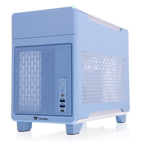 CAJA THERMALTAKE TR100 MINI-ITX USB 3-2 C x 1 USB 3-0 x 2 SN FUENTE AZUL