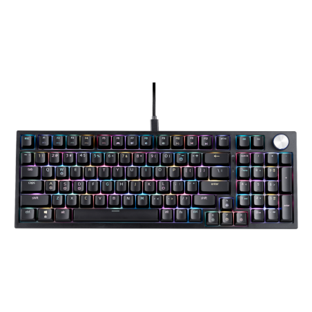TECLADO GAMING XPG SORCERER ES USB RETROILUMINADO MECANICO NEGRO