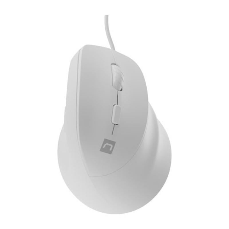 RATON NATEC CRAKE 2 PRO VERTICAL DIESTRO 12-800 DPI OPTICO BLANCO USB