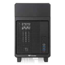 CAJA THERMALTAKE TR100 MINI-ITX USB 3-2 Type-C x 1 USB 3-0 x 2 SN FUENTE NEGRO