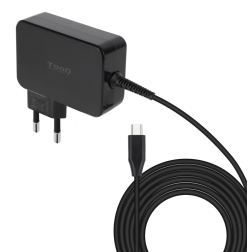 CARGADOR TOOQ PORTATIL GAN USB-C PD 100W NEGRO