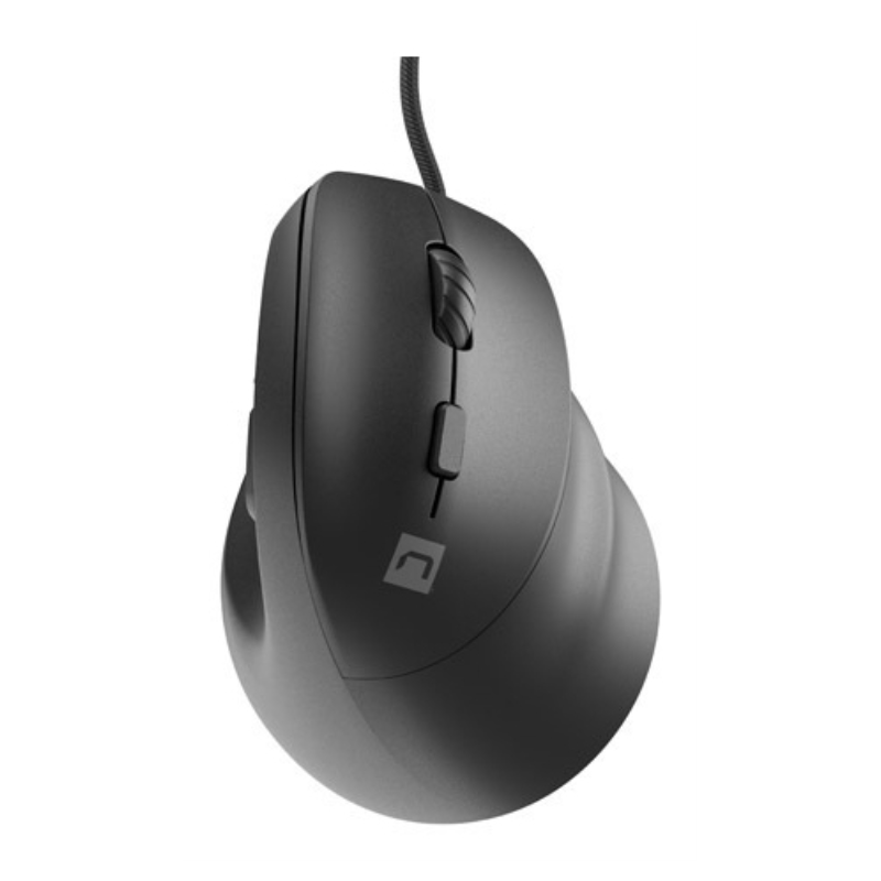 RATON NATEC CRAKE 2 PRO VERTICAL DIESTRO 12-800 DPI OPTICO NEGRO USB