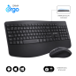 Teclado y Ratón Inalámbrico Subblim Combo Dual Office Prowave- Negro