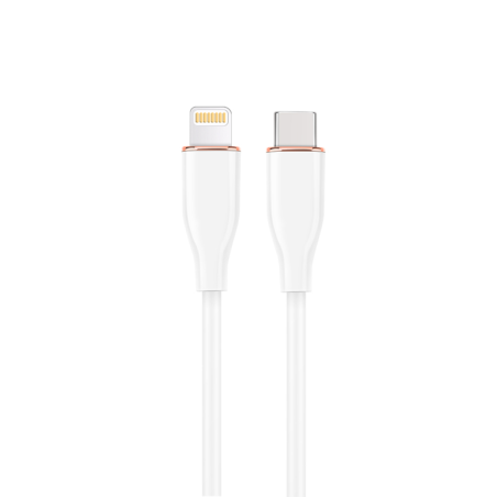 CABLE DE CARGA Y DATOS GEMBIRD USB TIPO-C A 8 CLAVIJAS 1,5 M BLANCO