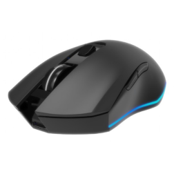 RATON GAMING GEMBIRD RGB INALAMBRICO RECARGABLE DE 6 BOTONES "FIREBOLT" NEGRO
