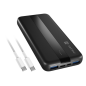 POWERBANK NATEC TREVI SLIM QV2 10000MAH 2XUSB-A 18W + 1XUSB-C 20W + CABLE USB-C