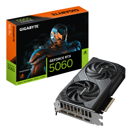 TARJETA GRAFICA GIGABYTE RTX 5060 WINDFORCE 8GB GDDR7